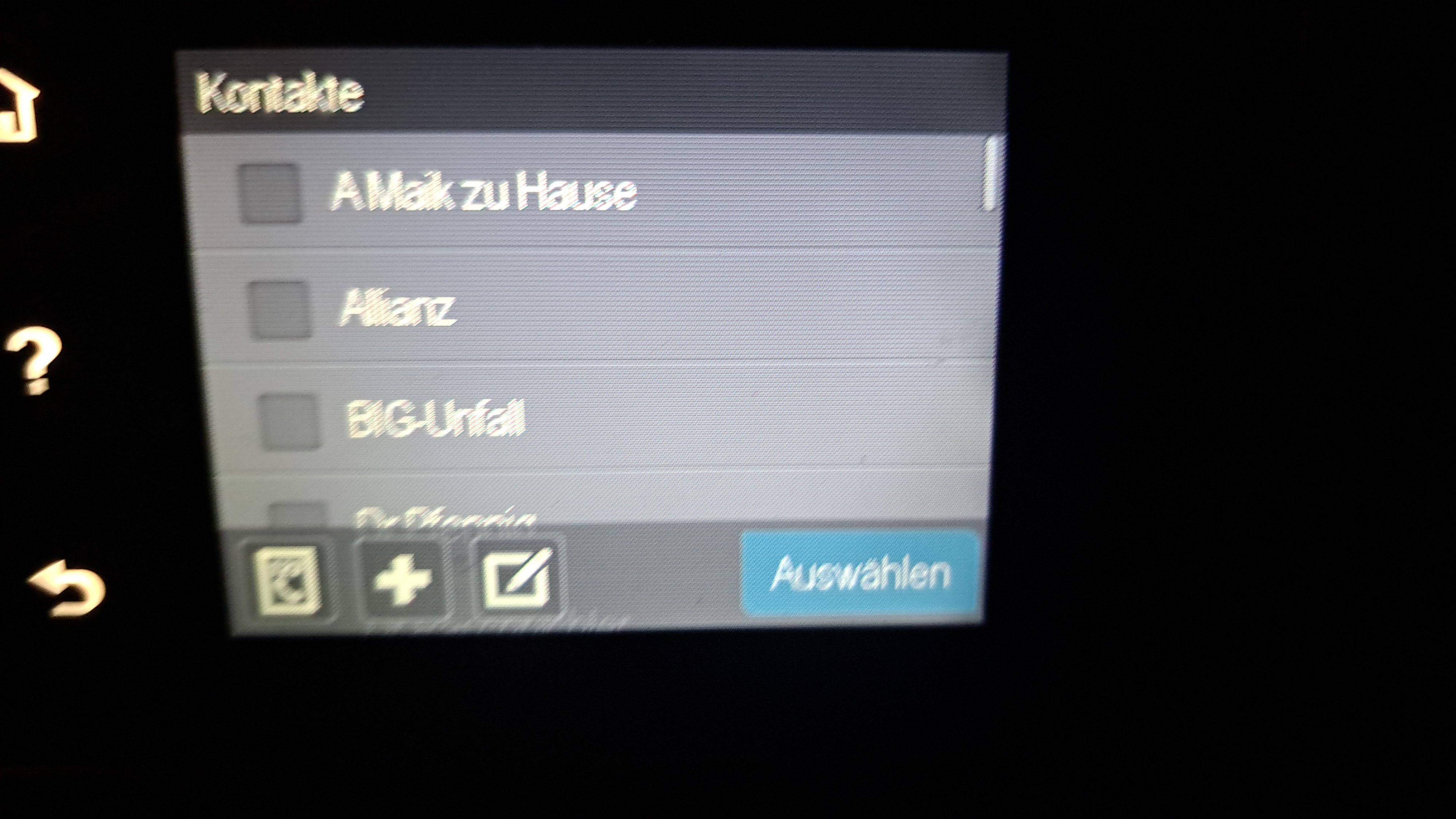 Kontakt setzen